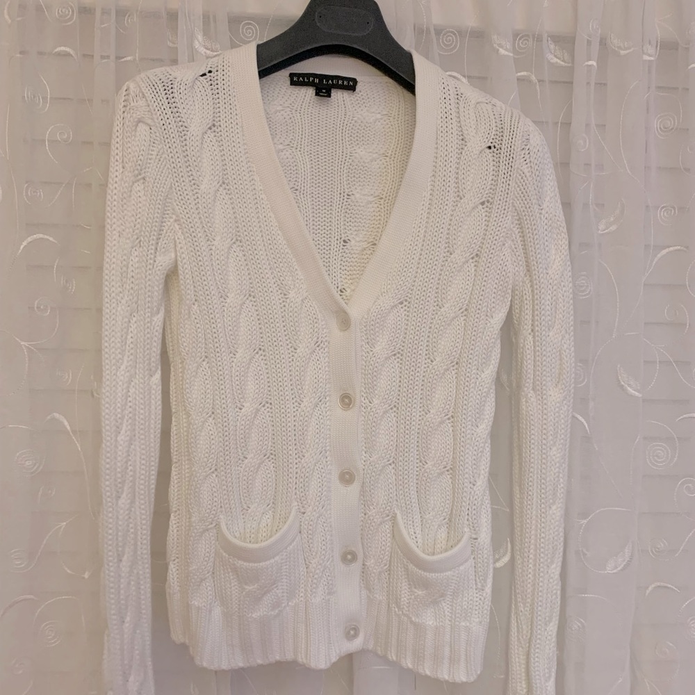 Ralph Lauren Cotton Cable knit cardigann